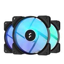 Fractal Design Aspect 12 RGB Black 3-Pack PC Case Fan 12cm Daisy Chain Compatibl - $74.80