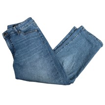 Nine West Womens Christie Capri Jeans Size 10 Medium Blue Denim Cotton Polyester - £9.23 GBP