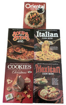 5 Better Homes &amp; Gardens Cookbooks Mexican Oriental Italian Cookies Soup... - £22.35 GBP