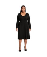 Terra &amp; Sky Women&#39;s Smock Waist Dress with Long Sleeves Size 2X (20W-22W) - $397.35 MXN