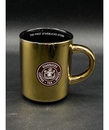 2019 Starbucks Pike Place First Store Original Logo Ceramic Demitasse Mu... - €22,50 EUR