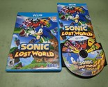 Sonic Lost World Nintendo Wii U Complete in Box - $18.89