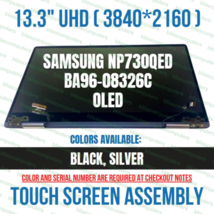 Samsung NoteBook NP730QED grey LCD Full Screen Assembly - $444.13