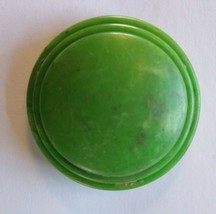 Pinball Machine Game Bumper Cap Vintage Original 1950s Green Marbleized Plain - $27.79