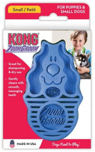 KONG ZoomGroom Boysenberry Small Brush - 2-in-1 Grooming and Shampooing ... - £7.06 GBP+