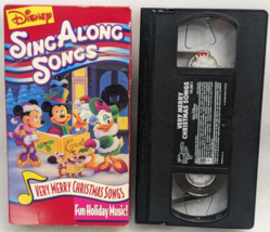 Disneys Sing Along Songs Very Merry Christmas Songs (VHS, 1997) - £8.59 GBP