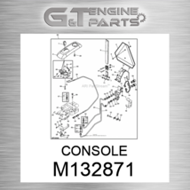 M132871 Console Fits John Deere (New Oem) - £27.40 GBP