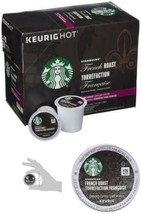 Starbucks French Roast Dark Coffee K-Cups Great Flavor Strong 24 Count New - £36.20 GBP