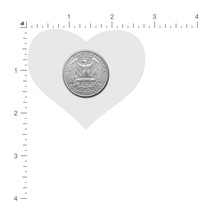Pastease red glitter heart w/ black lace overlay - $604.31 MXN