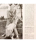 1966 Virginia McKenna Born Free Movie Report Elsa Lion Cub Magazine Page... - €25,58 EUR