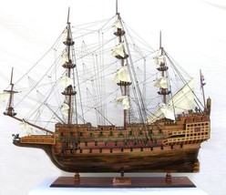 Ship Model Watercraft Traditional Antique HMS Sovereign of the Seas Monu... - £7,280.54 GBP