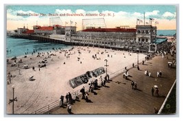 Million Dollar Pier and Boardwalk Atlantic CIty NJ UNP Unused DB Postcard W11 - £3.12 GBP