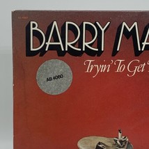 Vintage Barry Manilow Tryin&#39; To Get The Feeling Record Vinyl LP Album - £11.07 GBP