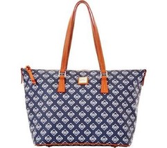 Dooney &amp; Bourke Tampa Bay Rays Zip Top Shopper Handbag Purse Bag sold eBay 5/23/ - £243.54 GBP
