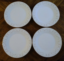 Set of 4 Vintage Noritake &quot;DUETTO&quot; #6610 10 1/2&quot;  Dinner Plates Japan-Ex - £28.93 GBP