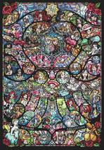 counted cross stitch pattern disney stained glass Pdf 344*496 stitches BN1659 - $3.99