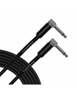 Castline Silver 1/4&quot; TS Right Angle Unbalanced Guitar Patch Cable Mogami... - $17.89 CAD+