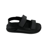 Leather anatomic sandals black women confortable shoes anatomic travel - $161.97 CAD