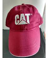 Mustang Cat Hat Caterpillar Cap Strapback Adjustable Unused Red - £19.02 GBP