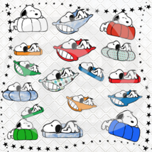 Snoopy Beds and Pillows Bundle-Digital Clipart-Art Clip-Gift Cards-Banner-Gift T - £0.99 GBP