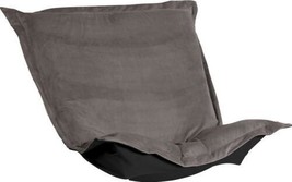 Pouf Chair Cover Slipcover HOWARD ELLIOTT Bella Pewter Gray Polyester Poly - £418.41 GBP
