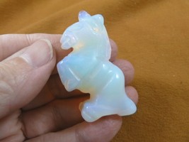 Y-UNI-570 white Opalite UNICORN horse Figurine carving gemstone unicorns... - $14.01