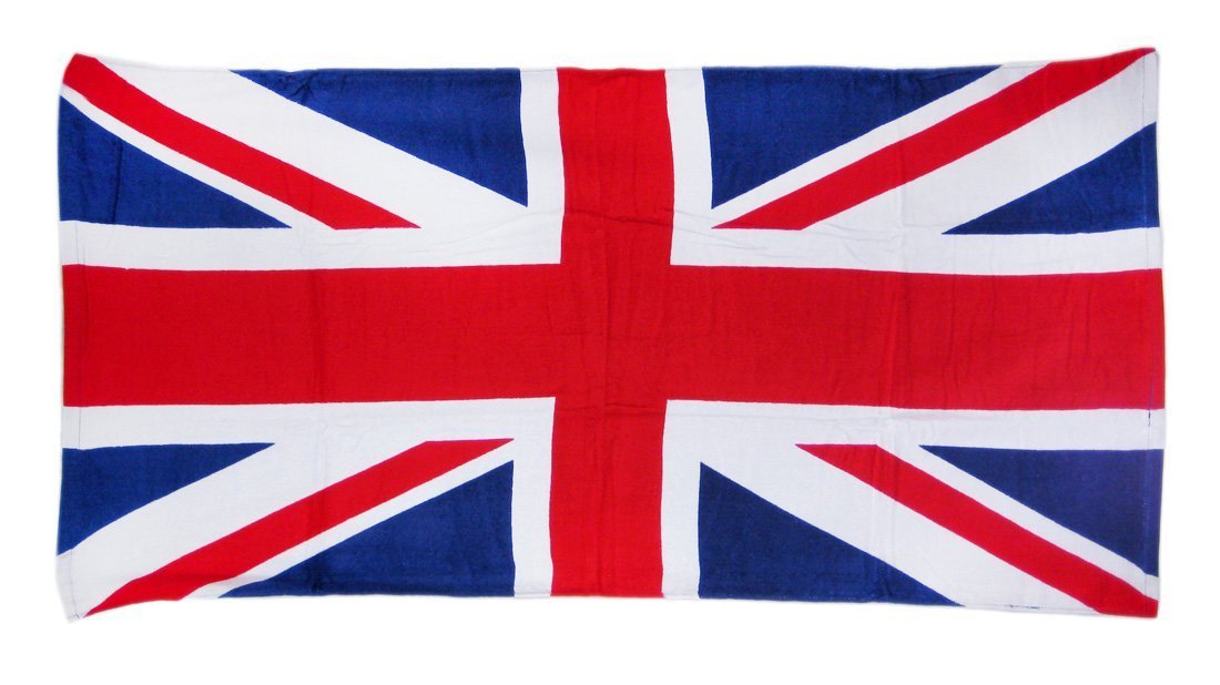 Primary image for British Union Jack Flag Beach Towel 60 x 30 England