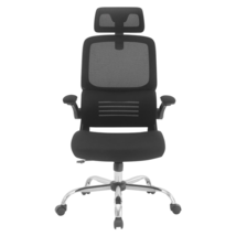 Mesh Back Manager's Chair With 2D Headrest Flip Arms Chrome Base - $246.70