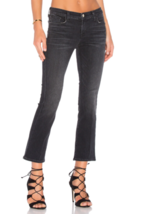 J BRAND Femmes Jean court Selena Bootcut Solide Noire Taille 26W 8314E453 - £67.23 GBP