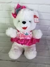 Dan Dee Lil&#39; Snowflake Teddy Bear Plush Stuffed Animal Princess Christma... - £21.67 GBP