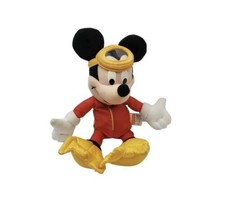 Mickey Mouse SCUBA Plush Vintage Fisher Price Star Bean Disney Soft Toy 8” Rare - $11.05