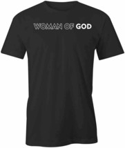 WOMAN OF GOD TShirt Tee Short-Sleeved Cotton CLOTHING CHRISTIAN S1BSA91 - £14.38 GBP+