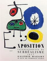 Joan Miro 48 &quot;Expo surrealisme Art in Posters, Mourlot - £86.64 GBP