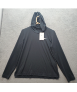 Nike Pro Running Hoodie Womens Medium Black Dri Fit High Low Slit Stretc... - $36.29 CAD
