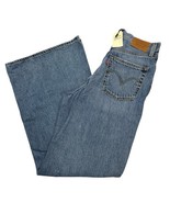 Levis Jeans Womens 28 Super High Rise Loose Flare Wide Leg Distressed Denim - $83.06 CAD