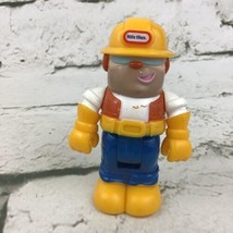 Little Tikes Construction Worker Man At Work Action Figure Jointed Toy  - £4.72 GBP