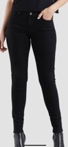 Levi&#39;s Women&#39;s Jeans Mid Rise Black Skinny Stretch Size 14 Or 32 X 31 NWT - £31.03 GBP