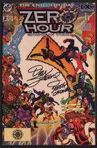 Zero Hour #2 DC Comics SIGNED Dan Jurgens &amp; Jerry Ordway JLA Supergirl Nightwing - £23.35 GBP