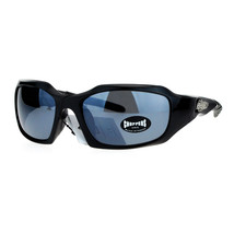 Choppers Sunglasses Mens Fashion Rectangular Wrap Around Rubber End - $19.91