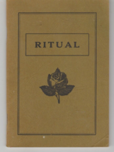 Ladies Auxiliary of the United Transportation Union RITUAL Booklet 1976 - $19.80