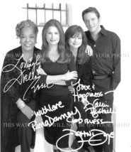 Touched By An Angel Cast Autographed 8x10 Photo Roma Downey Reese Bertinelli Dye - £14.94 GBP