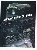 1983 Datsun 280-ZX Print Ad Automobile car 8.5&quot; x 11&quot; - £15.11 GBP
