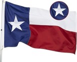 Texas Flag 3x5 ft Heavy Duty 210D Oxford Nylon Brass Grommets Hemming 10... - $24.00