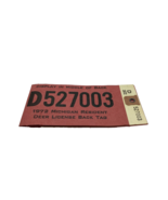 1972 MICHIGAN RESIDENT FIREARM DEER LICENSE BACKTAG-MICHIGAN DEER PATCH - €7,45 EUR