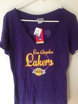 NEW Official NBA Los Angeles Lakers LeBron James Women&#39;s Medium T-Shirt - £15.22 GBP