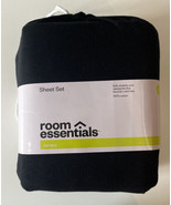 King Jersey Sheet Set Black - Room Essentials - £14.23 GBP
