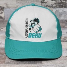My Hero Academia Deku Snapback Hat Cap Anime Green - £7.60 GBP