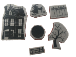 Stampin Up Rubber Stamp Set Home is Where the Haunt Is Halloween Haunted... - $9.99