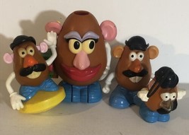 Mr Potato Mini Figures Lot Of 4 Toy T6 - $12.86