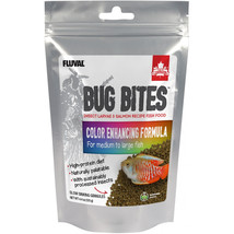 Fluval Bug Bites Color Enhancing Formula for Medium-Large Fish 4.4 oz - £40.23 GBP